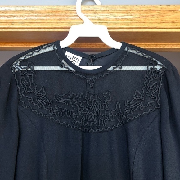 CYNTHIA Howie vintage long sleeve midi dress women’s 6 - Picture 3 of 13